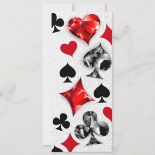 Poker Player Gambler Kartenspielen Anzug Las Vegas Einladung