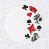 Poker Player Gambler Kartenspielen Anzug Las Vegas Etiketten (Design 2)