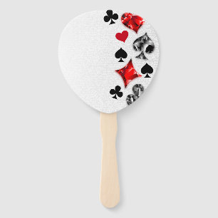 Poker Player Gambler Kartenspielen Anzug Las Vegas Fächer