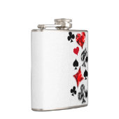 Poker Player Gambler Kartenspielen Anzug Las Vegas Flachmann (Rechts)