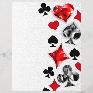 Poker Player Gambler Kartenspielen Anzug Las Vegas Flyer