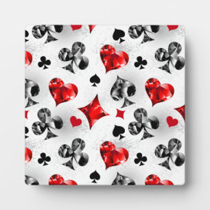 Poker Player Gambler Kartenspielen Anzug Las Vegas Fotoplatte