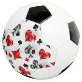 Poker Player Gambler Kartenspielen Anzug Las Vegas Fußball (Dreiviertel)