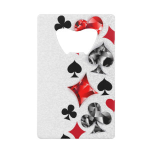 Poker Player Gambler Kartenspielen Anzug Las Vegas Geldbeutel Flaschenöffner