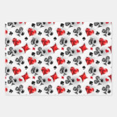 Poker Player Gambler Kartenspielen Anzug Las Vegas Geschenkpapier Set (Vorderseite 3)