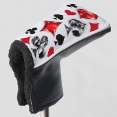 Poker Player Gambler Kartenspielen Anzug Las Vegas Golf Headcover (3/4 Vorderseite)