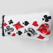 Poker Player Gambler Kartenspielen Anzug Las Vegas Golf Headcover (Vorderseite)