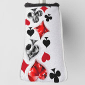 Poker Player Gambler Kartenspielen Anzug Las Vegas Golf Headcover (Rotieren 90)