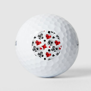 Poker Player Gambler Kartenspielen Anzug Las Vegas Golfball