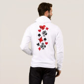Poker Player Gambler Kartenspielen Anzug Las Vegas Hoodie (Schwarz voll)