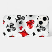 Poker Player Gambler Kartenspielen Anzug Las Vegas iPhone Hülle (Rückseite (Horizontal))