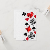 Poker Player Gambler Kartenspielen Anzug Las Vegas Karte (Vorderseite/Rückseite Beispiel)