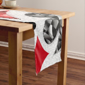 Poker Player Gambler Kartenspielen Anzug Las Vegas Kurzer Tischläufer (Beispiel)