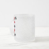 Poker Player Gambler Kartenspielen Anzug Las Vegas Mattglastasse (Vorderseite Links)