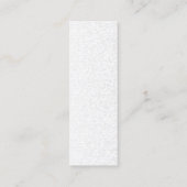 Poker Player Gambler Kartenspielen Anzug Las Vegas Mini Visitenkarte (Rückseite)