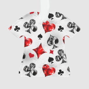 Poker Player Gambler Kartenspielen Anzug Las Vegas Ornament