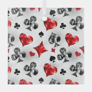 Poker Player Gambler Kartenspielen Anzug Las Vegas Ornament Aus Glas