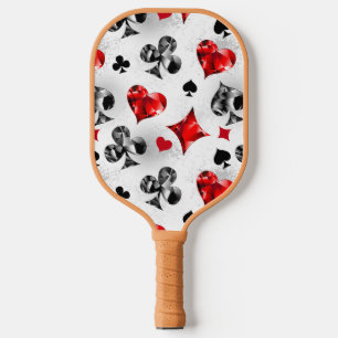 Poker Player Gambler Kartenspielen Anzug Las Vegas Pickleball Schläger