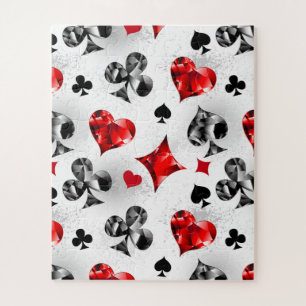 Poker Player Gambler Kartenspielen Anzug Las Vegas Puzzle