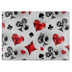 Poker Player Gambler Kartenspielen Anzug Las Vegas Schneidebrett