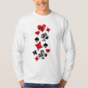 Poker Player Gambler Kartenspielen Anzug Las Vegas T-Shirt