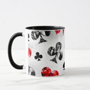 Poker Player Gambler Kartenspielen Anzug Las Vegas Tasse