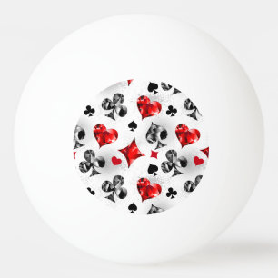 Poker Player Gambler Kartenspielen Anzug Las Vegas Tischtennisball