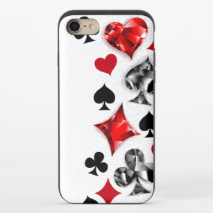 Poker Player Gambler Kartenspielen Anzug Las Vegas iPhone 8/7 Slider Hülle