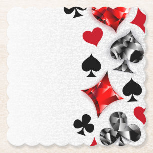 Poker Player Gambler Kartenspielen Anzug Las Vegas Untersetzer