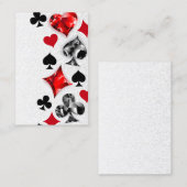 Poker Player Gambler Kartenspielen Anzug Las Vegas Visitenkarte (Vorne/Hinten)