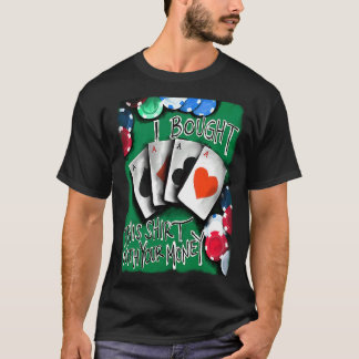 Poker Player Gambling Casino mit Ihrem Handy T-Shirt