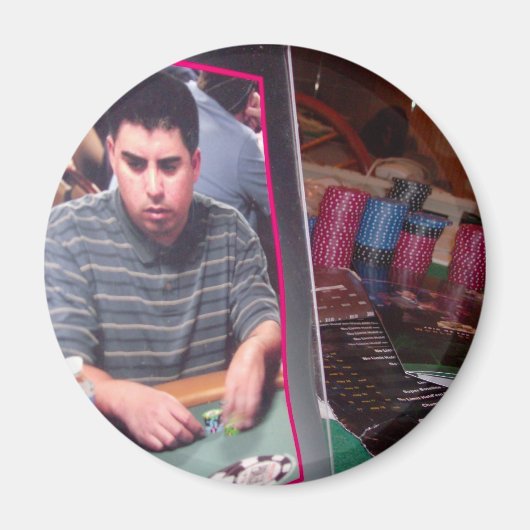 Poker-Player-Magnet Magnet (Vorne)