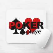 Poker Player-Mousepad Mousepad (Mit Mouse)