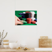 Poker Player-Poster Poster (Küche)