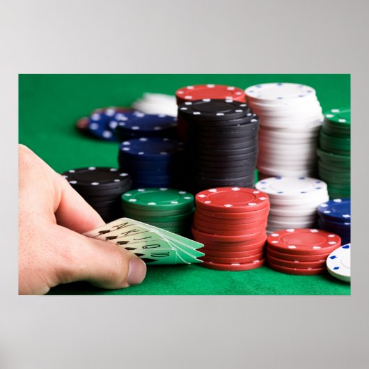 Poker Player-Poster Poster (Vorne)