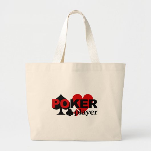 Poker Player-Tasche Jumbo Stoffbeutel (Vorne)