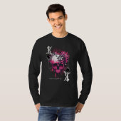 Poker Playing Card Apparel King Of Hearts Skull T-Shirt (Vorne ganz)
