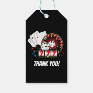 Poker Playing Card, Casino, vielen Dank für das G Geschenkanhänger