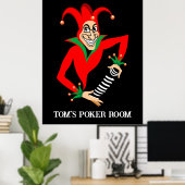Poker Poster - Anpassbar - Poker Joker (Heimbüro)