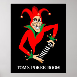 Poker Poster - Anpassbar - Poker Joker