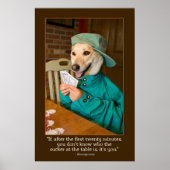 Poker Poster (Hund) (Vorne)