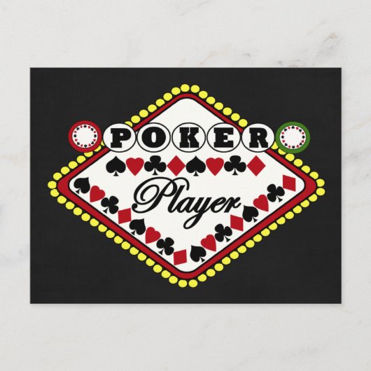 Poker Postkarte (Vorderseite)