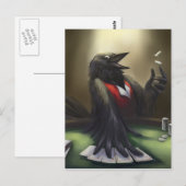 Poker Postkarte (Vorne/Hinten)