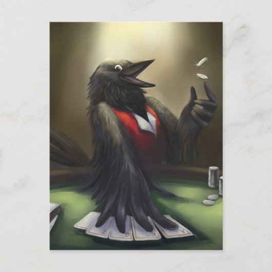 Poker Postkarte (Vorderseite)