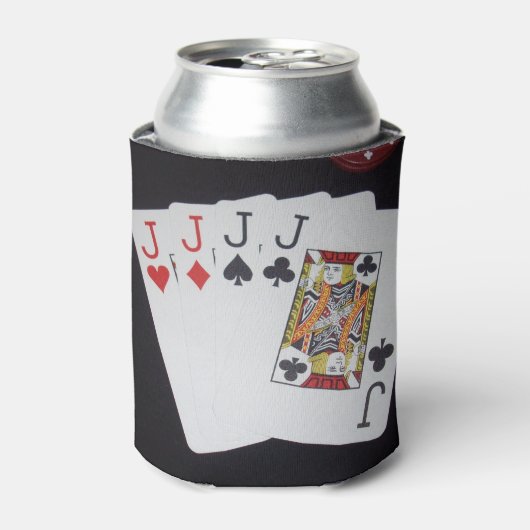 Poker, Quad Jack können Stubby-Inhaber. Dosenkühler (Kanne Vorderseite)