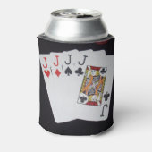 Poker, Quad Jack können Stubby-Inhaber. Dosenkühler (Kanne Rückseite)
