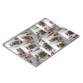 Poker Queens Design Notizblock (Linke Seite)