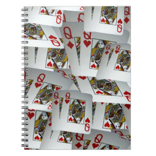 Poker Queens Design Notizblock