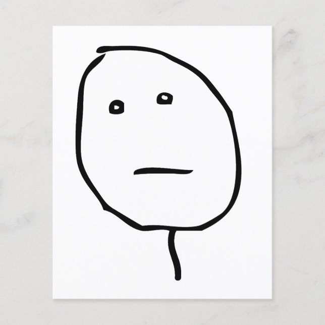 Poker-Race-Face-Meme (Vorderseite)