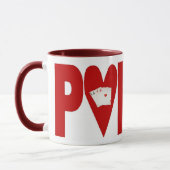 POKER Ringer T Tasse (Links)